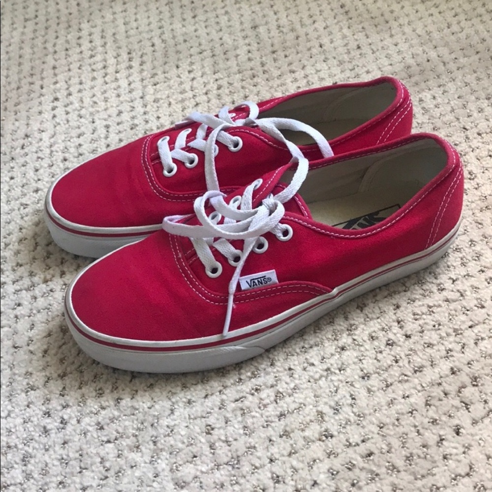 Red Vans
